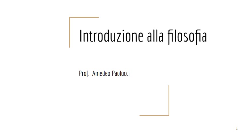 Filosofia Copertina